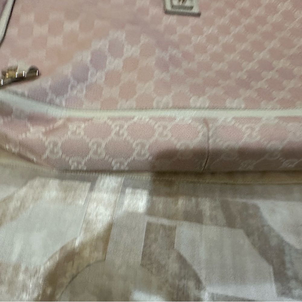 Gucci Pink and Cream Women's Bag - Picture 3 of 7